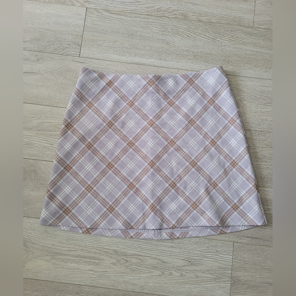 Wilfred Plaid Skirt